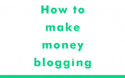 How to make money blogging